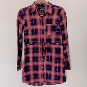 EUC Abercrombie & Fitch Flannel Dress XXS